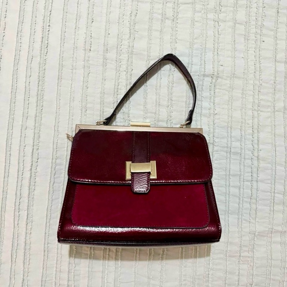 Red evening bag